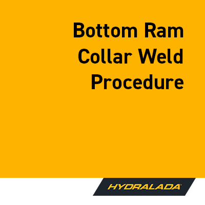 Bottom Ram Collar Weld Procedure