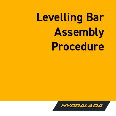 Levelling Bar Assembly Procedure