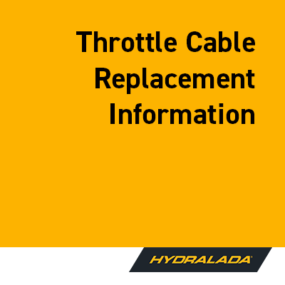 Throttle Cable Replacement